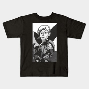 Sabine Cubist (black and white) Kids T-Shirt